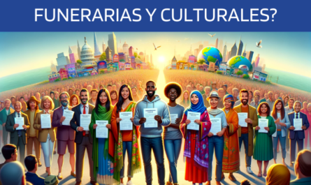 Imagen panorámica hiperrealista con un toque de animación al estilo Pixar, que muestra un grupo diverso de 6 ó 7 personas de diferentes razas, culturas, religiones y orígenes. Cada persona sostiene un contrato de póliza de seguros. El escenario es vibrante e inclusivo, reflejando una armonía de diversidad y unidad. Las personas están retratadas de forma que resaltan sus atuendos culturales, símbolos o vestimentas religiosas únicos, aunque todas están unidas por el tema común de sostener los contratos de seguros. El ambiente es positivo y acogedor, y pone de relieve un sentimiento global de comunidad y respeto mutuo. Incluya una sutil y artística representación de la URL "https://www.segurodedefuncion.com/" en la esquina inferior de la imagen, combinándola a la perfección con el tema inclusivo y diverso de la ilustración.