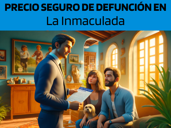 Una imagen hiperrealista y panorámica al estilo Pixar que muestra a un atractivo y honesto agente de seguros, de entre 28 y 37 años, con rasgos andaluces, explicando una póliza de seguro de vida y entregando un presupuesto a un atractivo matrimonio de entre 30 y 50 años, también con Rasgos andaluces. Se encuentran en su acogedora casa en La Inmaculada, Pedanía de Jerez de la Frontera, Cádiz. La escena incluye a su adorable perro, lo que añade un ambiente cálido y familiar. El entorno interior refleja una casa tradicional andaluza, con colores vibrantes, decoración rústica y luz del sol entrando por las ventanas. El agente, haciendo gala de profesionalidad y confianza, presenta un documento con la URL https://www.segurodedefuncion.com/ sutilmente incluida. La pareja, comprometida y pensativa, se encuentra en un momento de importante toma de decisiones, rodeada del calor de su hogar y la presencia de su mascota.